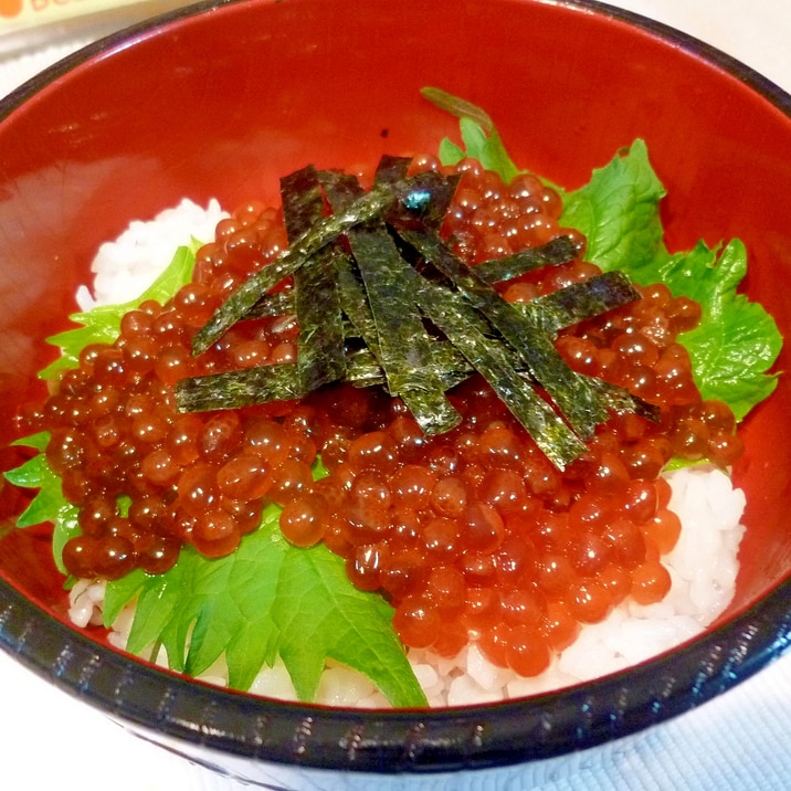 ☆自宅で贅沢❤　いくら丼☆